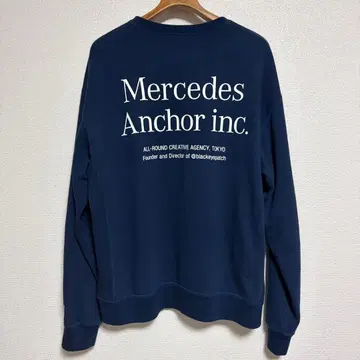 Mercedes Anchor inc. 크루넥 맨투맨 L