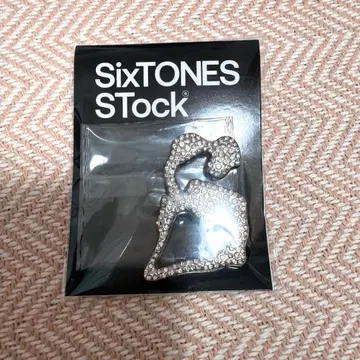 SixTONES STock 6주년 로고 브로치 스토스토