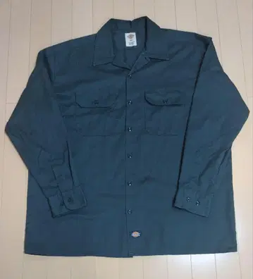 Dickies 워크 셔츠 다크 그린 XL 사이즈 (216)