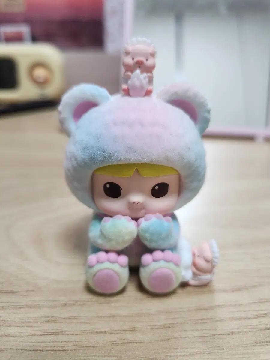 팝마트 솜사탕 곰돌이 인형 파스텔