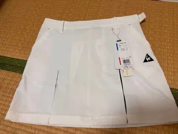 새상품 Le Coq Sportif 여성용 골프 스커트 화이트