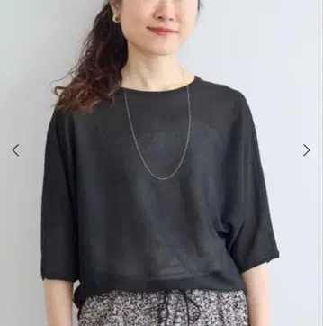 이번 시즌 새상품급 르쿠르블랑 [UV컷] 돌먼 슬리브 풀오버 블랙