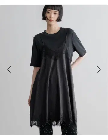 LOWRYS FARM 빈티지 레이스 미니 원피스 블랙 미사용 새상품