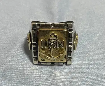 USN 닻 실버 반지 SV925 약 17호 14g