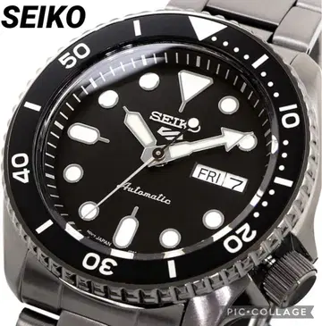 [일본제 무브먼트] SEIKO 5 Sports 자동 와인딩 SRPD65K1 블랙