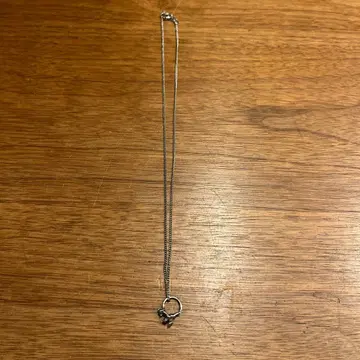 [ 미사용품 ] 에메랄드 0.05ct 천사 참 목걸이