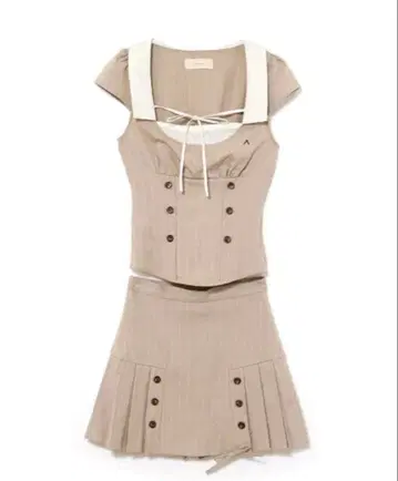 andmary Barbie girls set up beige