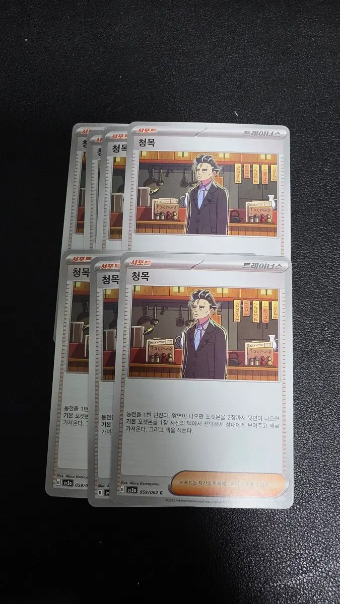 포켓몬 카드 청목 트레이너