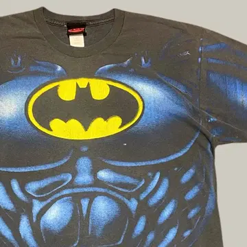 BATMAN 배트맨 전체 프린트 T셔츠 블랙