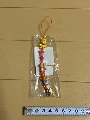 [미개봉] 도쿄 디즈니랜드 푸우 친구들 스트랩 헤이세이 레트로