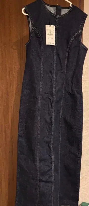 ZARA 데님 원피스 택 포함 새상품 슬리브리스
