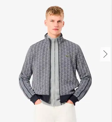 LACOSTE 트랙 자켓 그레이 L