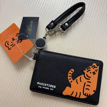 MUZIK TIGER 패스 케이스 릴 포함 블랙