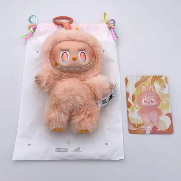 LABUBU [ 라부부 ] HAPPINESS/키링/오렌지/정품 행복