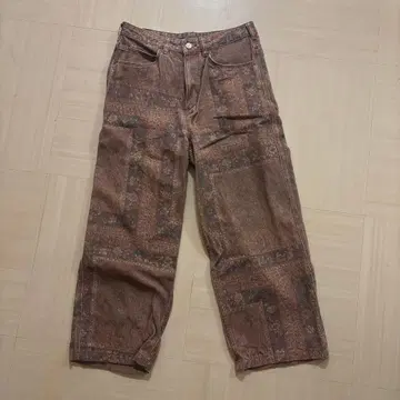 ZARA 데님 팬츠 브라운