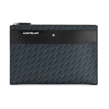 MONTBLANC 몽블랑 클러치백 가죽 네이비