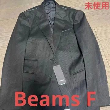 정가 10만 미사용 Beams F 다크 브라운 수트 캐벌리 트윌