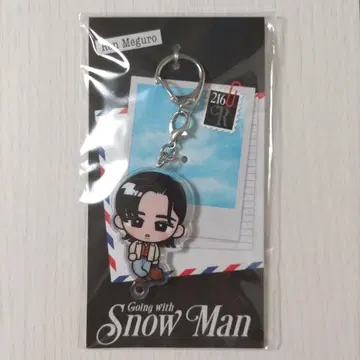 메구로 렌 아크릴 키링 Going with Snow Man