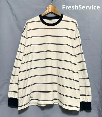 24SS Fresh Service MULTI BORDER L/S TEE