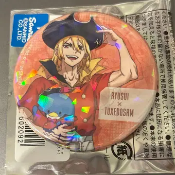 Dr.STONE 나나미 류스이 홀로그램 캔뱃지 등신 산리오