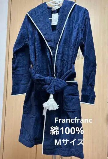 Francfranc 목욕 가운 면 100%