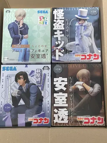 명탐정 코난 쵸코노세 프리미엄 피규어 4종+스코치 세트