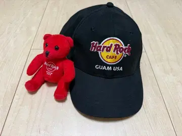 Hard Rock CAFE 캡 덤으로 곰 봉제 인형