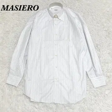 [ 새상품급 ] MASIERO FIRENZE 긴팔 BD셔츠 15 1/2 39 화이트