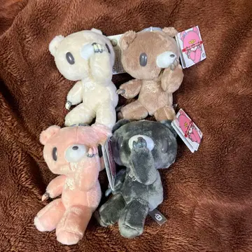 그루미 봉제 인형 마스코트 4종 라운드 원