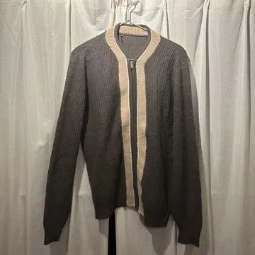 60s campus의 BULKY KNIT 바 TARON 지퍼