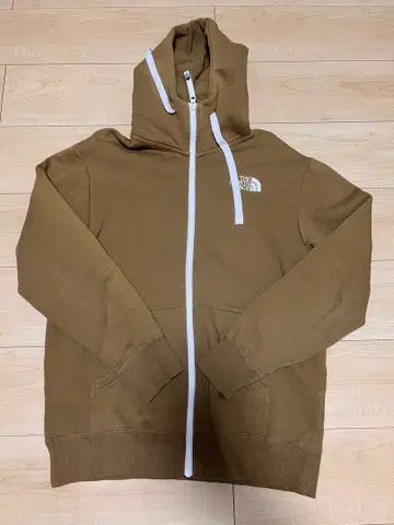 THE NORTH FACE 지퍼 후드티 브라운 M