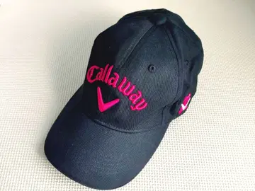 Callaway 골프 캡 블랙 핑크 자수