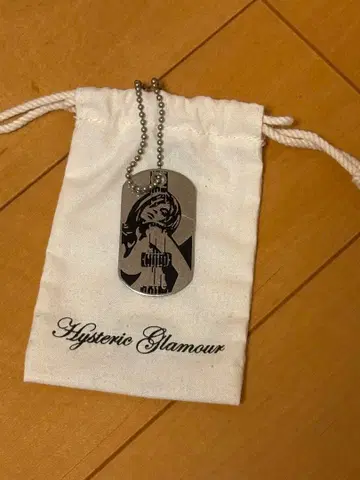 HYSTERIC GLAMOUR 도그 택 목걸이