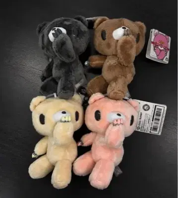 그루미 봉제 인형 마스코트 4종 라운드 원