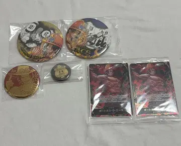 onepiece 에이스 컬렉션 캔뱃지 원피스 카드