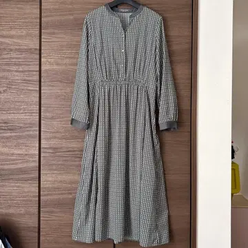 UNITED ARROWS 올 패턴 쉬폰 롱 원피스 유나이티드 애로우즈