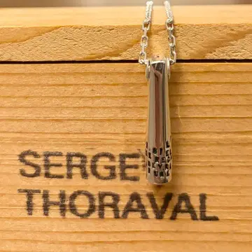 SERGE THORAVAL 반사 Reflet 실버 목걸이