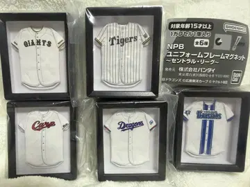 NPB 유니폼 프레임 마그넷 센트럴 리그 5종 세트