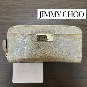 JIMMY CHOO 장지갑 라운드 지퍼 지피 월렛 지미추