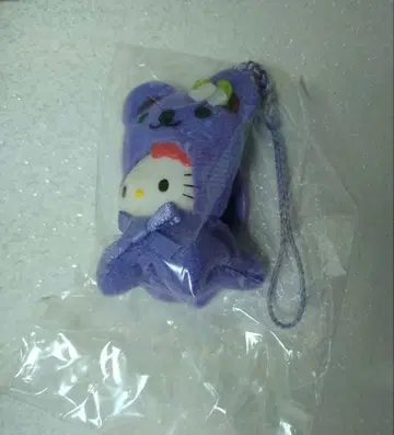 [레어] 지역 한정 헬로키티 스트랩 산리오 라벤더 곰