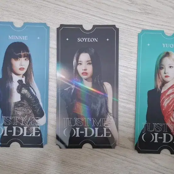 아이들 콘서트 just me I-dle md 포토티켓 세트