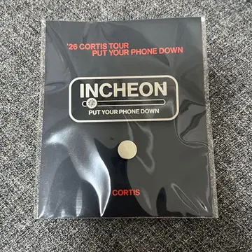 CORTIS PYPD 인천 회장 한정판 MD 핀 배지
