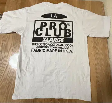 XLARGE PRO CLUB 콜라보 T셔츠 화이트 M