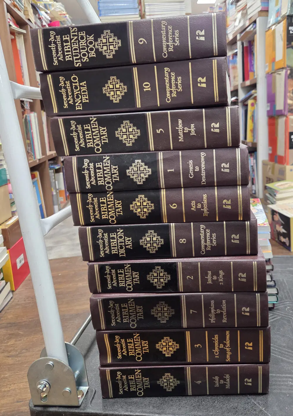 Seventh-day Adventist Bible Herald출판사 10권 세트 종교책 중고책