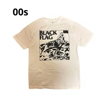 00s black flag 셔츠