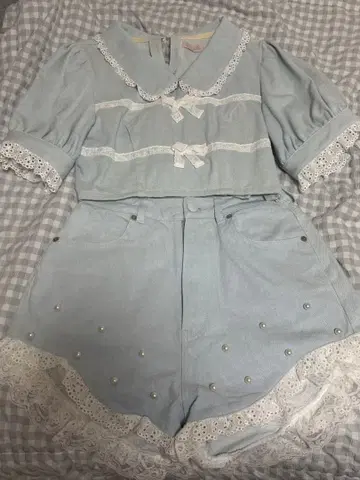 미로와르 데님 셋업