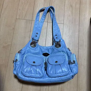 JINGPIN 라이트 블루 숄더백 y2k