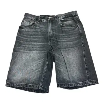 ZARA 데님 숏팬츠 블랙