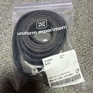 유니폼 익스페리먼트 벨트 UE sophnet 블랙 미사용 새상품