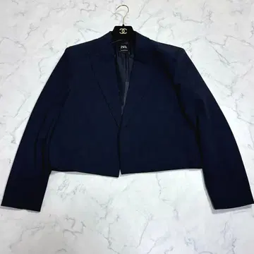 ZARA 자라 테일러드 자켓 네이비 [ M ] 레이온 소재 새상품급